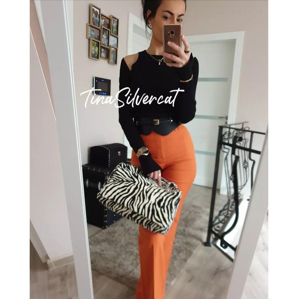 LAST ONE! BLOGGER'S FAVE! Zara Flared Pants Sz XS, S, L NWT - Picture 14 of 17